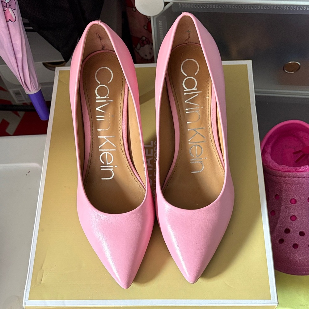 Calvin Klein Pink Heels for Women